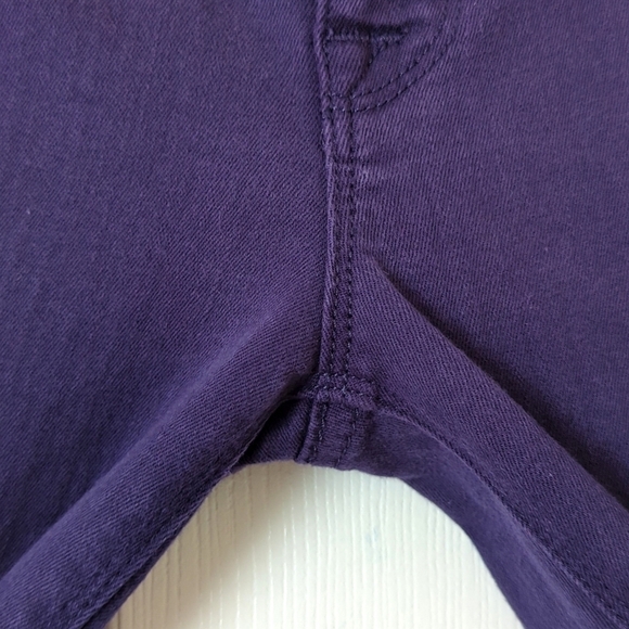 Hudson Krista Classic Mid Rise Ankle Length Super Skinny Jeans Dark Purple 26 - Picture 13 of 16